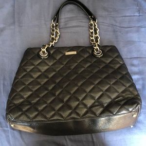 Kate Spade Gold Coast Maryanne Quilted Black Tote